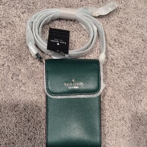 Kate Spade Green Phone Crossbody Bag